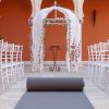 Moqueta gris oscuro para eventos y congresos