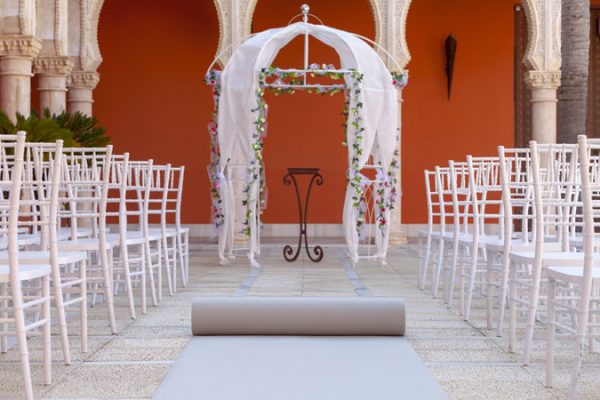 Moqueta gris perla para eventos y congresos