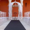 Moqueta negra para eventos y congresos