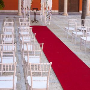 Moqueta rojo melier para eventos y congresos