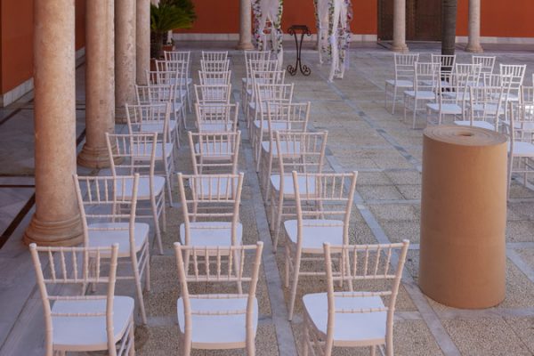 Moqueta beige para eventos y congresos