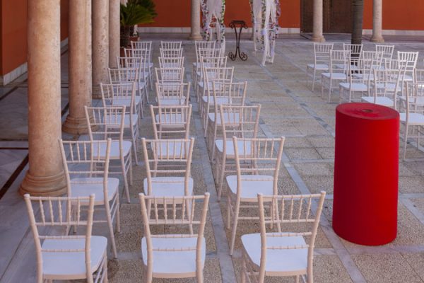 Moqueta roja para eventos y congresos