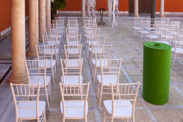 Moqueta verde green para eventos y congresos